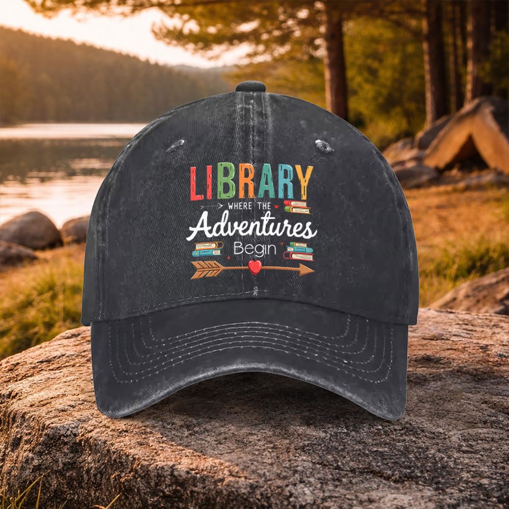Outdoor Adventure Books - قبعة بيسبول كاجوال متعددة الاستخدامات بتصميم