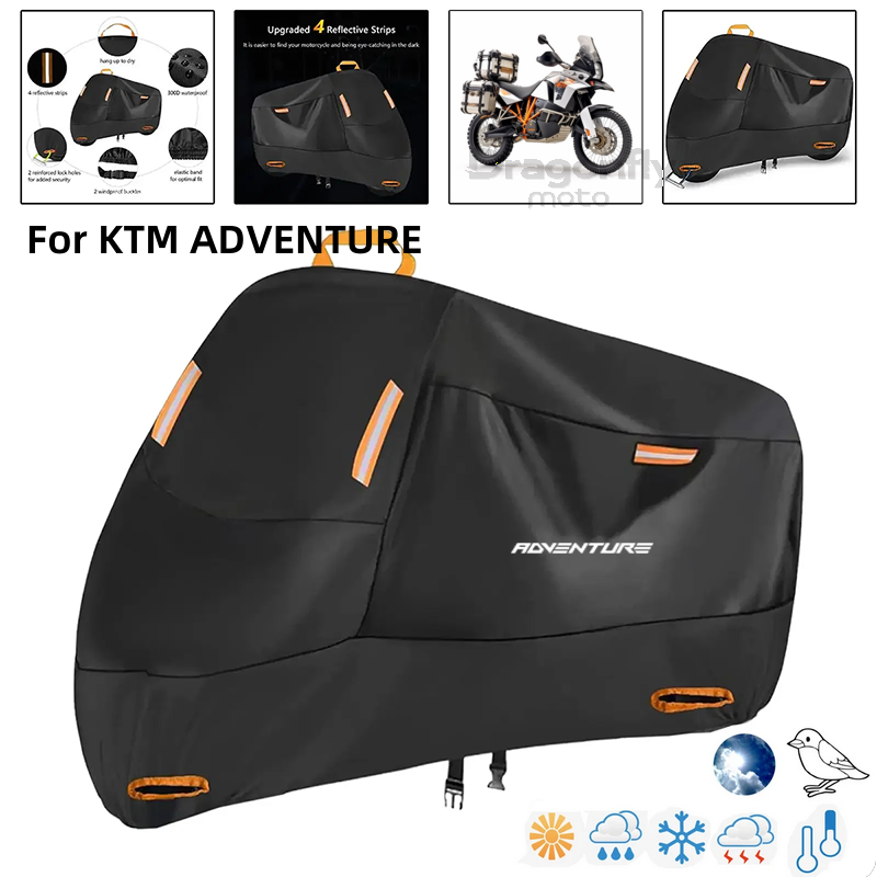 مغامرة شعار غطاء دراجة نارية م - مراجعة Outdoor Adventure Logo وسعره