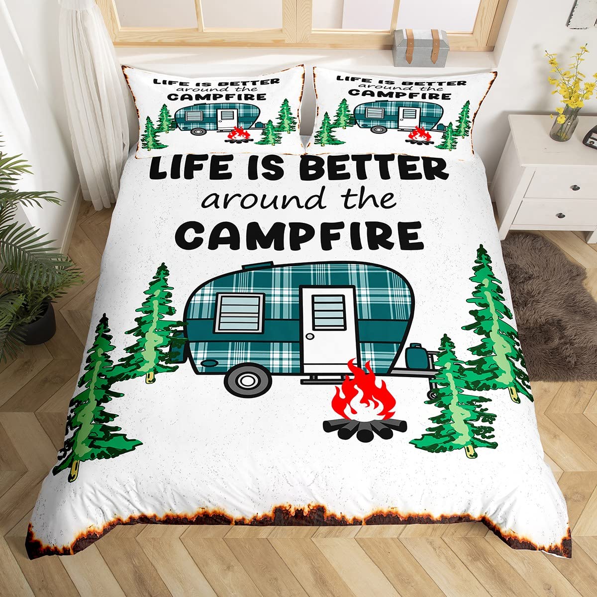 مجموعة مفارش سرير تخييم ، غطاء - مراجعة Outdoor Adventure Quilt وسعره