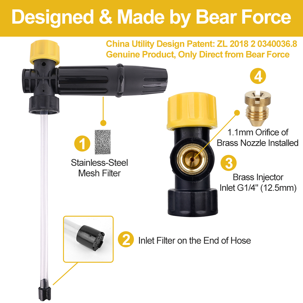 سيارة رغوة غسل الثلوج رغوة انس - مراجعة Bear Spray Clip وسعره
