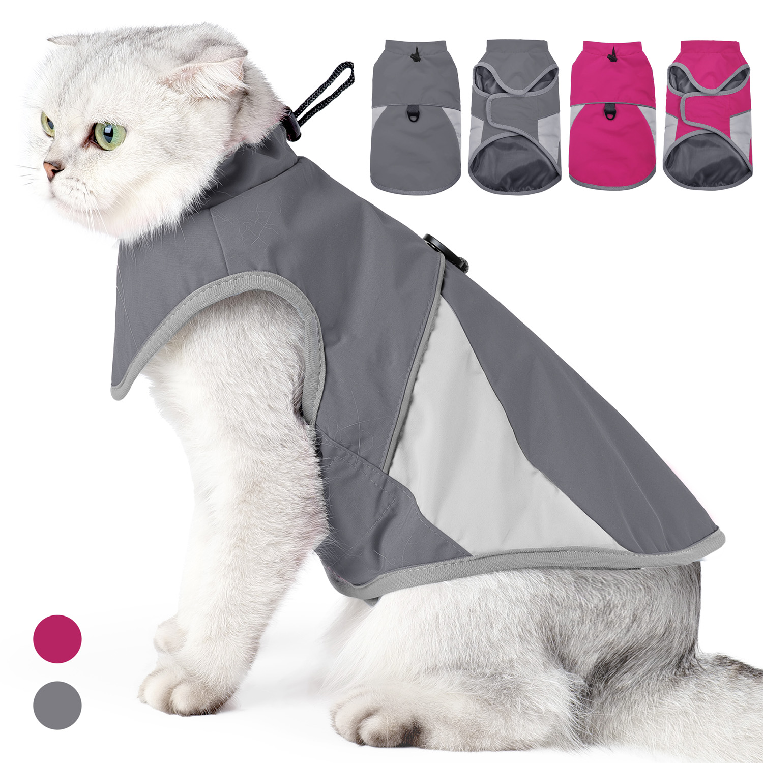 سترة واقية من الرياح للقطط للا - مراجعة Outdoor Adventure Windbreaker وسعره