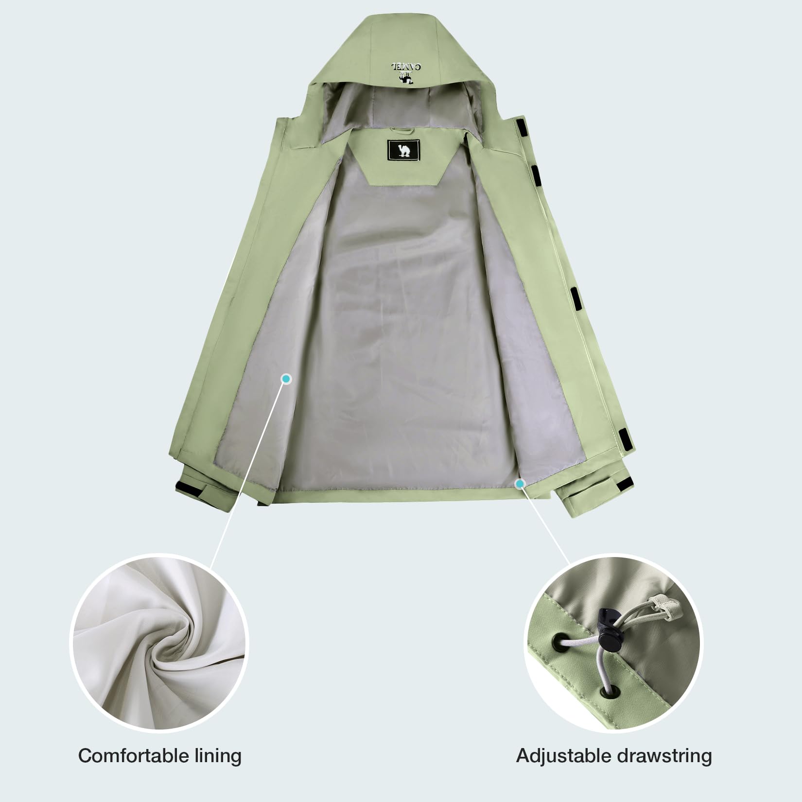 سترات المطر للرجال من GOLDEN C - مراجعة Outdoor Adventure Windbreaker وسعره