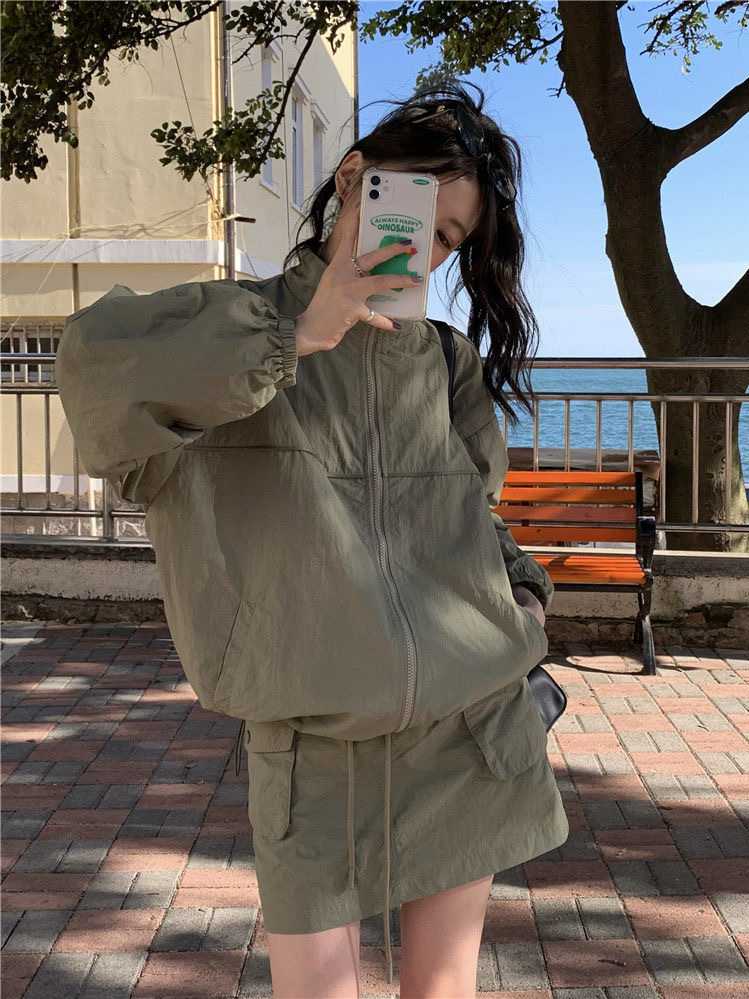 مجموعة حماية من الشمس بياقة وا - مراجعة Outdoor Adventure Windbreaker وسعره