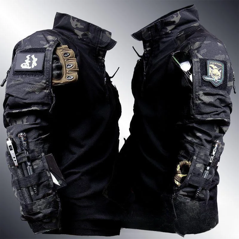 مجموعة سترة مموهة تكتيكية، معد - مراجعة Outdoor Adventure Windbreaker وسعره
